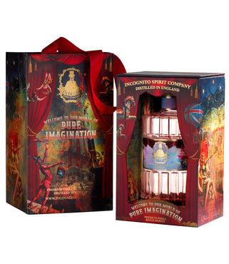 First Release Collector's Edition Incognito Strawberry & Raspberry Pink Gin. Complete with gift box and bag